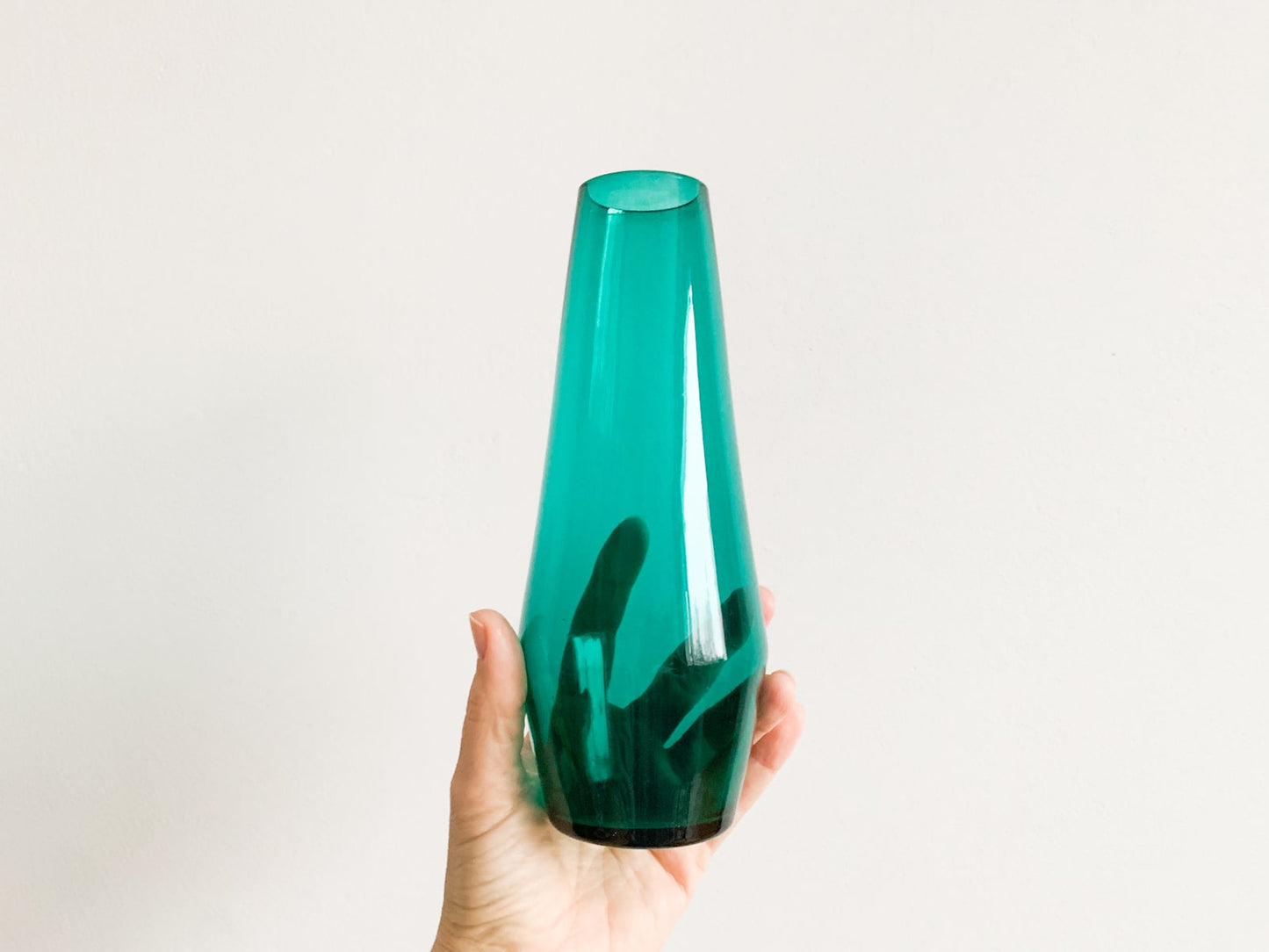 Pop Art turquoise vase, designer Tamara Aladin, Riihimaki Finland