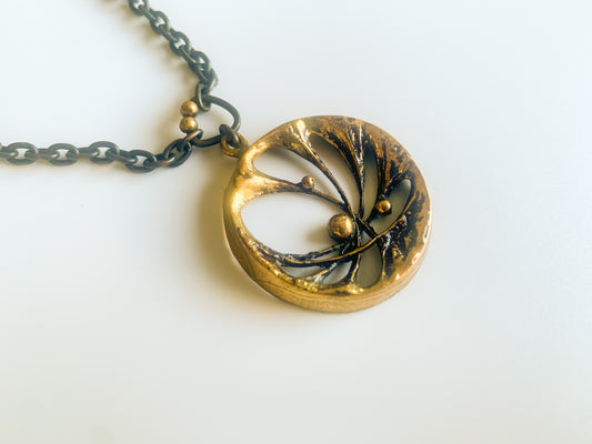 Bronze designer Karl Laine pendnat Spiderweb