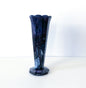 Marble glass Art Deco goblet vase Riihimaki Finland