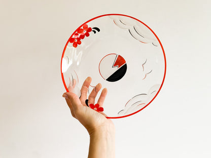 Bauhaus style, Art Deco, Avant-garde Plate, Finland 1930s