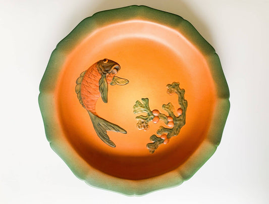 Ipsen Danish Ceramic fish plate Art Nouveau Modern Skonvirke